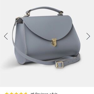 Cambridge Satchel Company French Gray the Poppy - excellent condition!